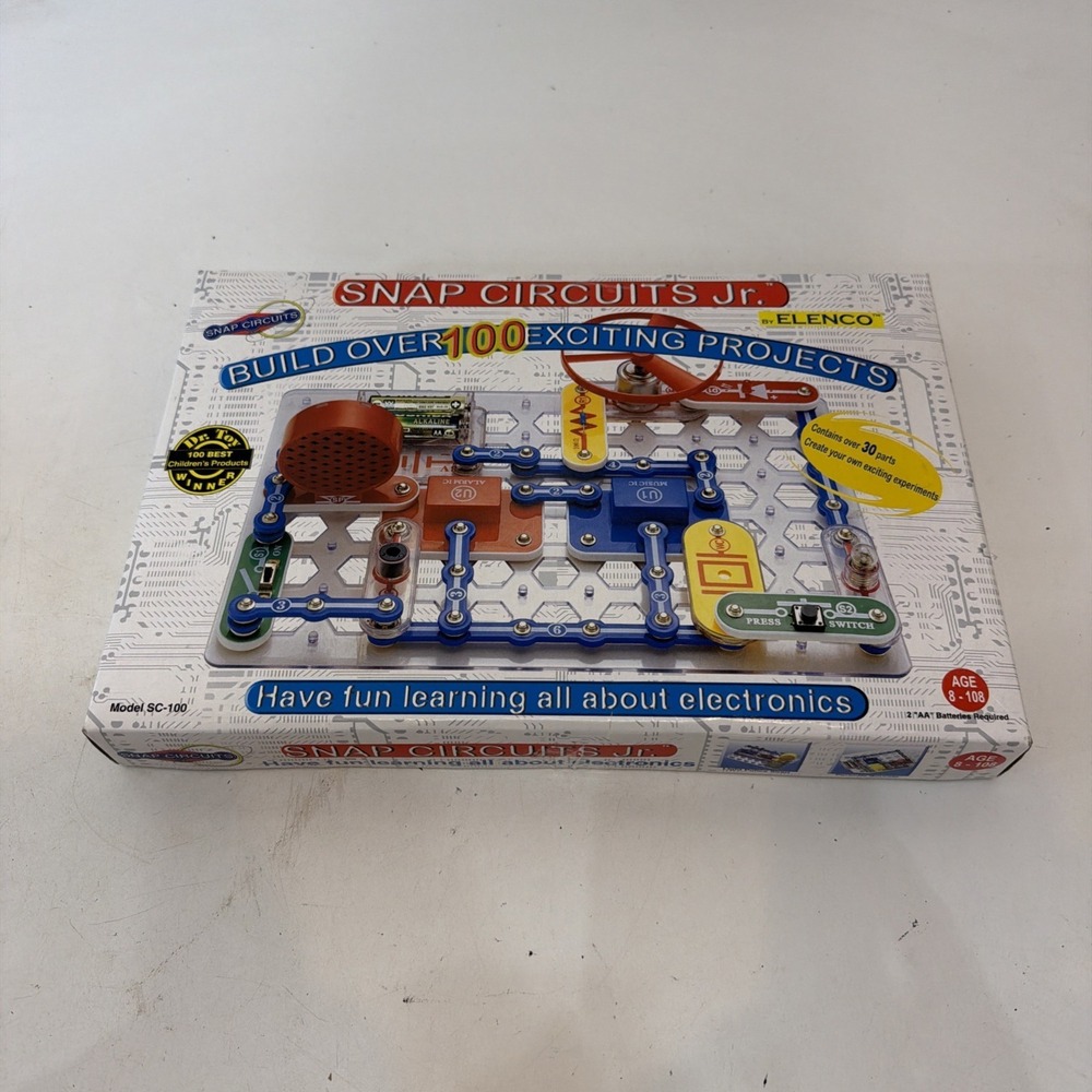ELENCO Snap Circuits Jr. 100 Experiments Electronics Discovery Kit
